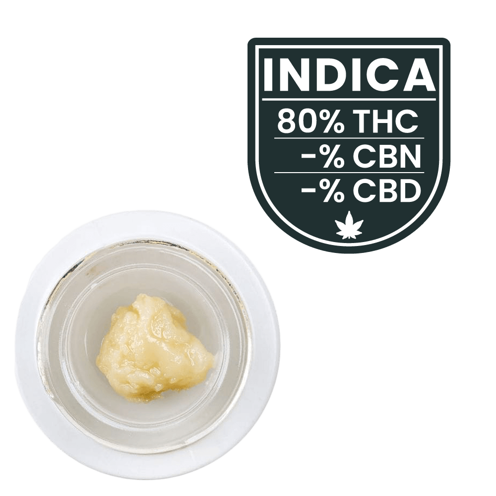 Dutch Cannabis - Rosin Hash - Blue Zushi - 80% THC